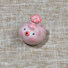 Ceramic ornaments bubble fish tea pet pink + plum blossom tea cup